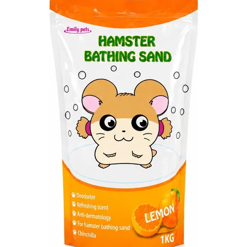 EMILY PETS ARENA BAÑO HÁMSTER LIMÓN