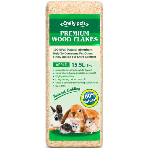 EMILY PETS PREMIUM WOOD FLAKES APPLE